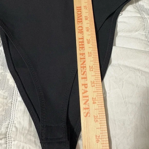 Nike Black Sleeveless Bodysuit NWT
Size M. Cute shoulder cutout detail. Stretchy - Picture 16 of 16